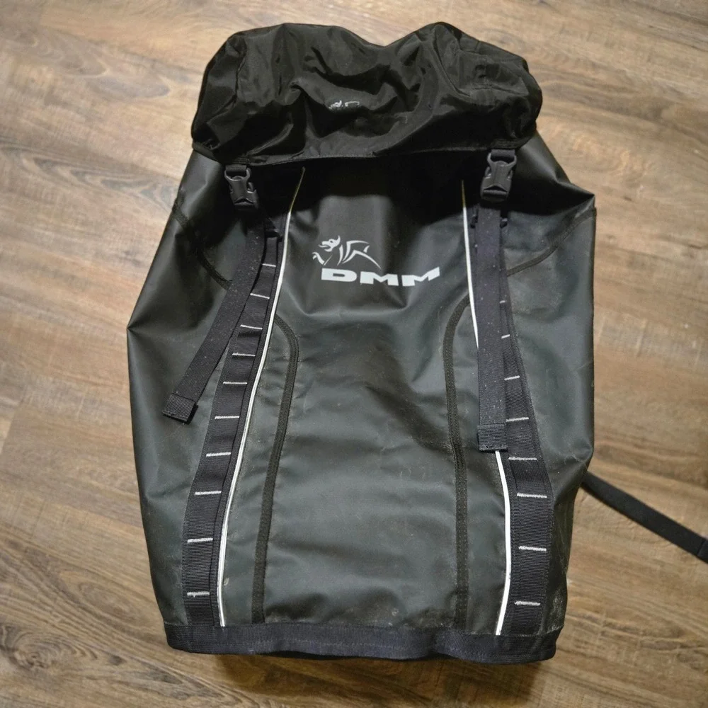 Crag Haul Bag DMM Porter 70 Rope Bag Black Waterproof Gear Climbing Bouldering